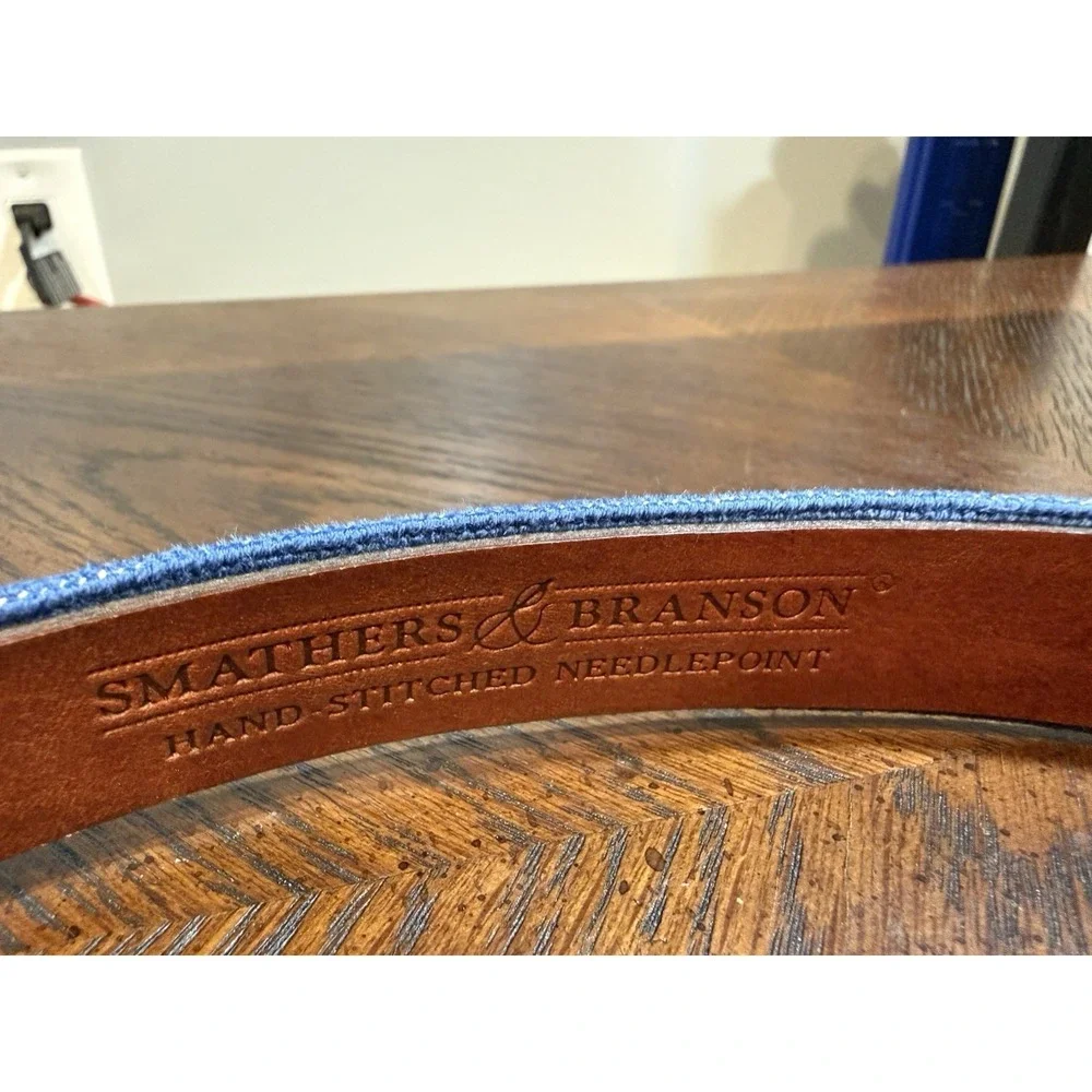 Smathers And Branson Jamaica Children's Needlepoint Hand stitched Belt